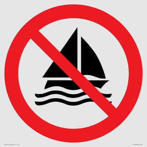 Prohibition: No sailing